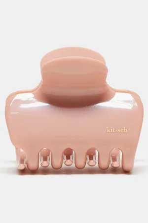 KITSCH Lyserød hårklemme med puffet design