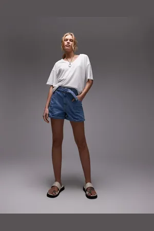 MANGO Denimshorts med bælte