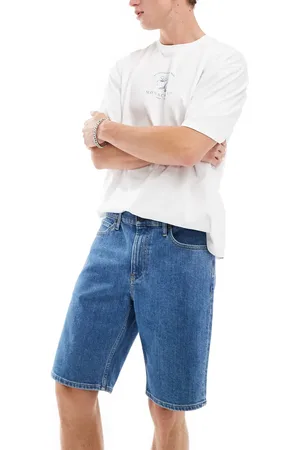 Calvin Klein Denimshorts i mellemblå vask