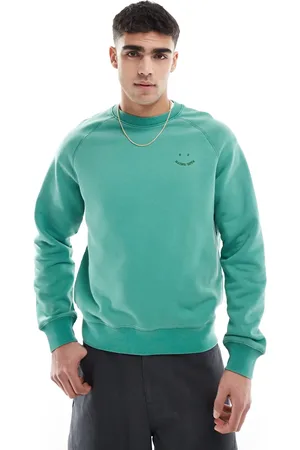 Paul Smith Vasket sweatshirt med smilende logo