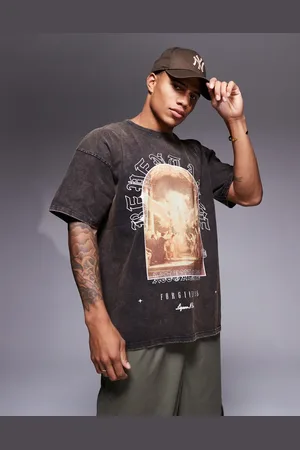 Liquor N Poker T-shirt med renæssanceprint