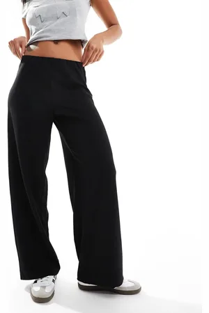 VERO MODA Sorte løstsiddende pull-on-bukser