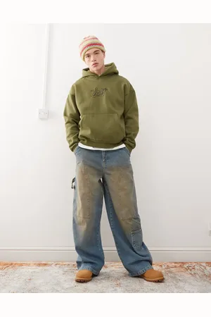 Obey Kraftig hættetrøje med stor grafik