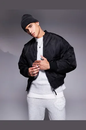 The Couture Club Oversized bomber-jakke med emblem