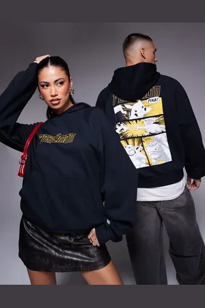 ASOS Unisex - Oversized og hættetrøje med Pokemon-print og firkantet pasform