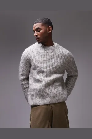 ARKET Ribstrikket sweater i alpakastrik