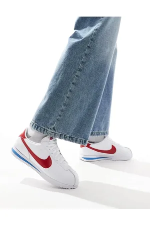 Nike Cortez - Hvide og college-røde sneakers