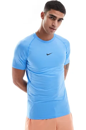 Nike Nike - Pro Training - Dri-FIT - Blå tætsiddende t-shirt