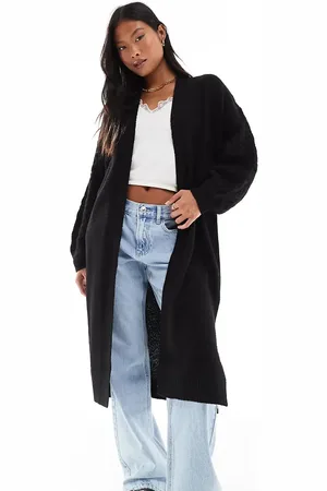 Threadbare Petite - longline-cardigan i kabelstrik