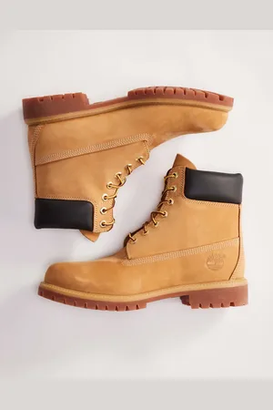 Timberland Premium - 6-tommer-støvler i gyldenbrunt nubuck-Neutral