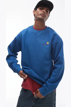 Carhartt American Script - Blå sweatshirt