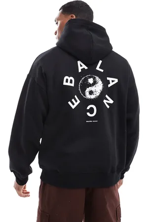 SELECTED Oversized hættetrøje med 