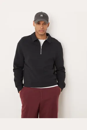 ASOS Sweatshirt med lynlås i firkantet pasform