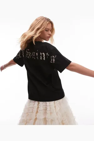 AllSaints Etta - t-shirt med logomærke
