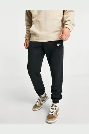 Nike Club - Sorte joggingbukser med tætsiddende buksekanter