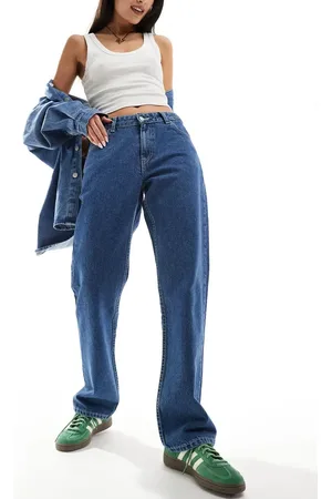 Dr Denim Arch - Blå jeans i regular fit med mellemhøj talje og lige ben