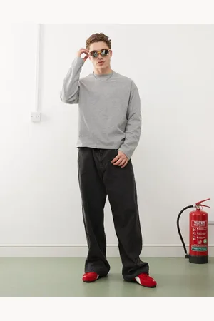 Weekday Langærmet T-shirt med firkantet pasform