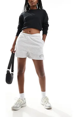 The Couture Club CTRE - Gråmelerede collegeshorts