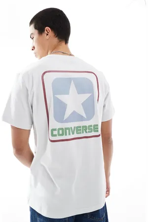 Converse Grå T-shirt med logo i siden