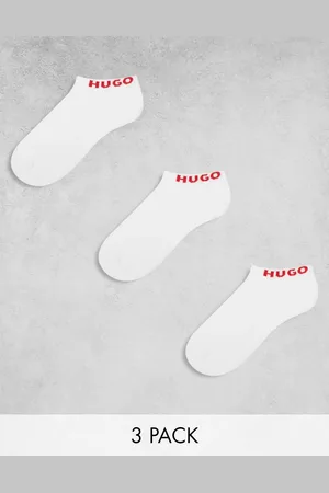 HUGO BOSS Hugo Bodywear - Pakke med 3 par lave sokker med logo i