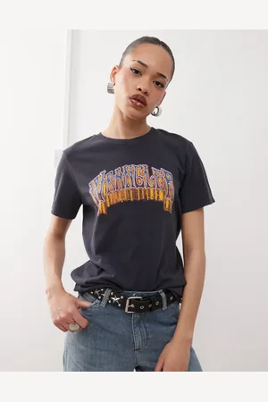 Wrangler Sort T-shirt med logografik