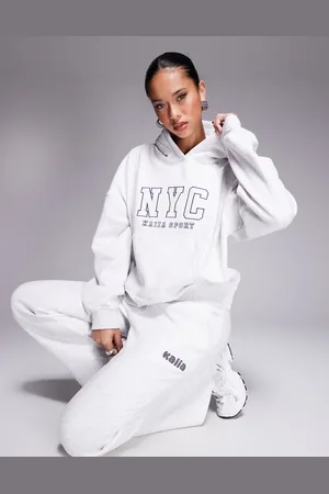 Kaiia Sport - Oversized hættetrøje med 