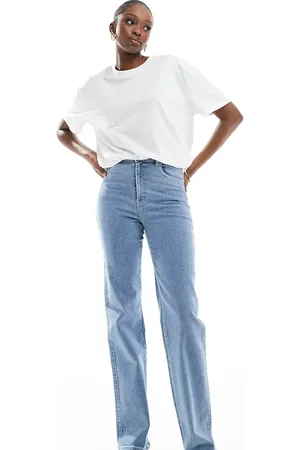 Dr Denim Moxy - Jeans med lige ben i lyseblå vask