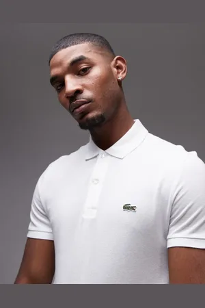 Lacoste Pique polo i smal pasform fra