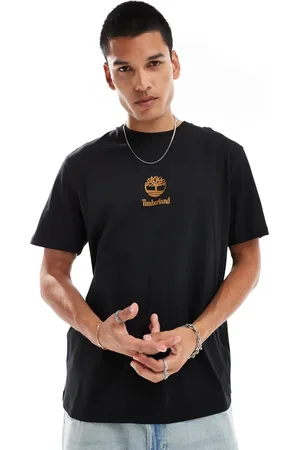 Timberland T-shirt med lille, centralt logo