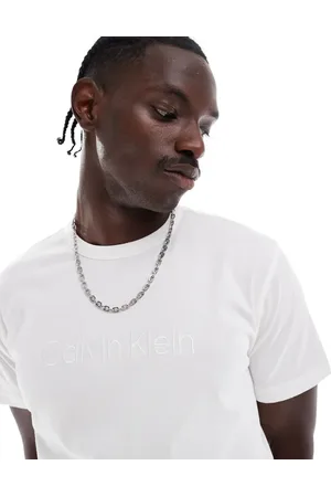 Calvin Klein Lounge-T-shirt med broderet logo i bomuld