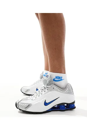 Nike Shox R4 - Sneakers i /metallisk sølvfarve