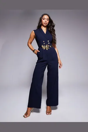 Forever New Marineblåt jumpsuit