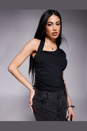 ASOS Tanktop med stropdetalje og rynker i siden