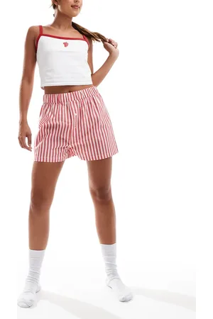 Luna Røde boksershorts med striber
