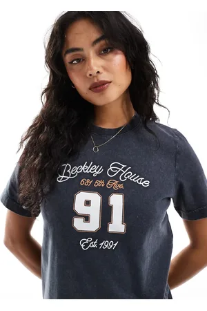 Cotton On Cotton On - Classic - Marineblå T-shirt med englegrafik