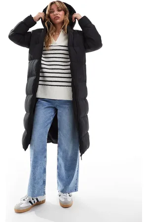 Threadbare Longline 2 i 1-vest med lynlås og dynejakke