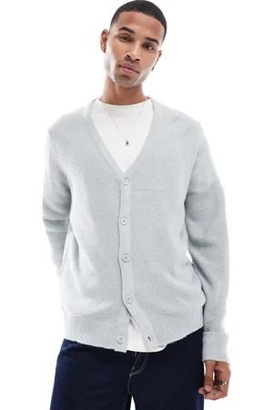Brave Soul Lysegrå strikket cardigan