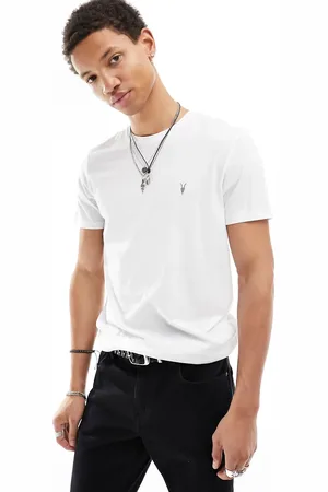 AllSaints Tonic - Hvid t-shirt med rund hals