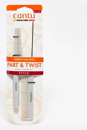 Cantu Style Part & Twist - Sæt med hårkamme