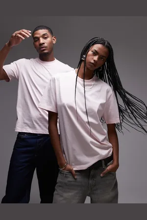 Lacoste Unisex - T-shirt med lille, centralt logoprint i afslappet pasform
