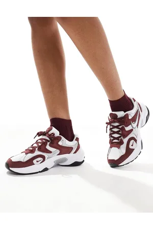 Nike AL8 - Bordeauxrøde og hvide sneakers