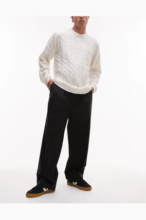 SELECTED Leroy - Sorte plisserede bukser