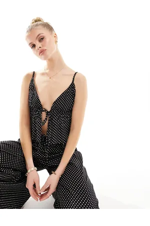 Esmée Esmee - Strand-croptop med prikker - Del af sæt