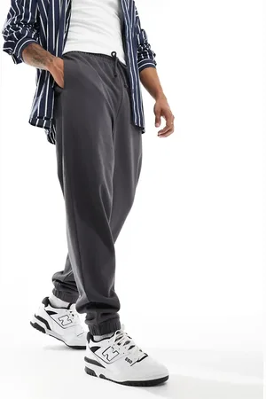 ASOS Essentials - Oversized og koksgrå joggingbukser