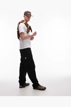 Carhartt Sorte cargobukser i regular fit