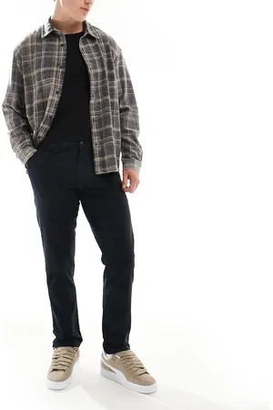 ASOS Sorte smalle chinos fra