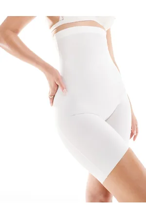 Magic Bodyfashion - Formgivende maxi-shorts med høj talje, fast kontrol og antignidningsteknologi i bermuda-stil-Neutral