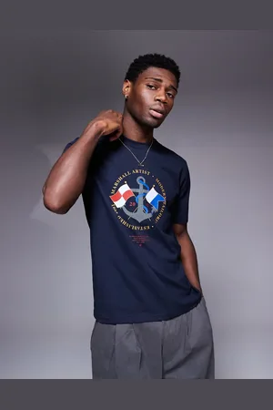Marshall Artist T-shirt med havneprint