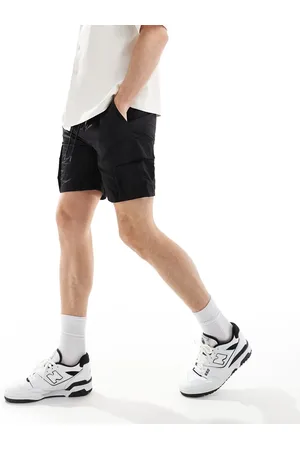 Only & Sons Sorte og tekniske pull-on cargoshort