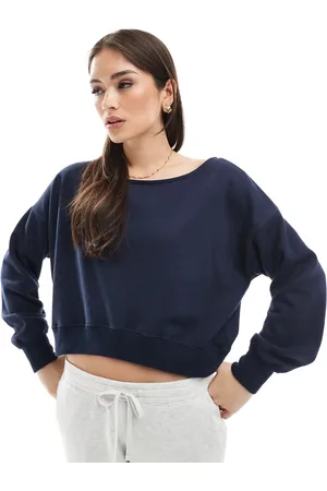 Hollister Boyfriend-sweatshirt med offshoulder-snit